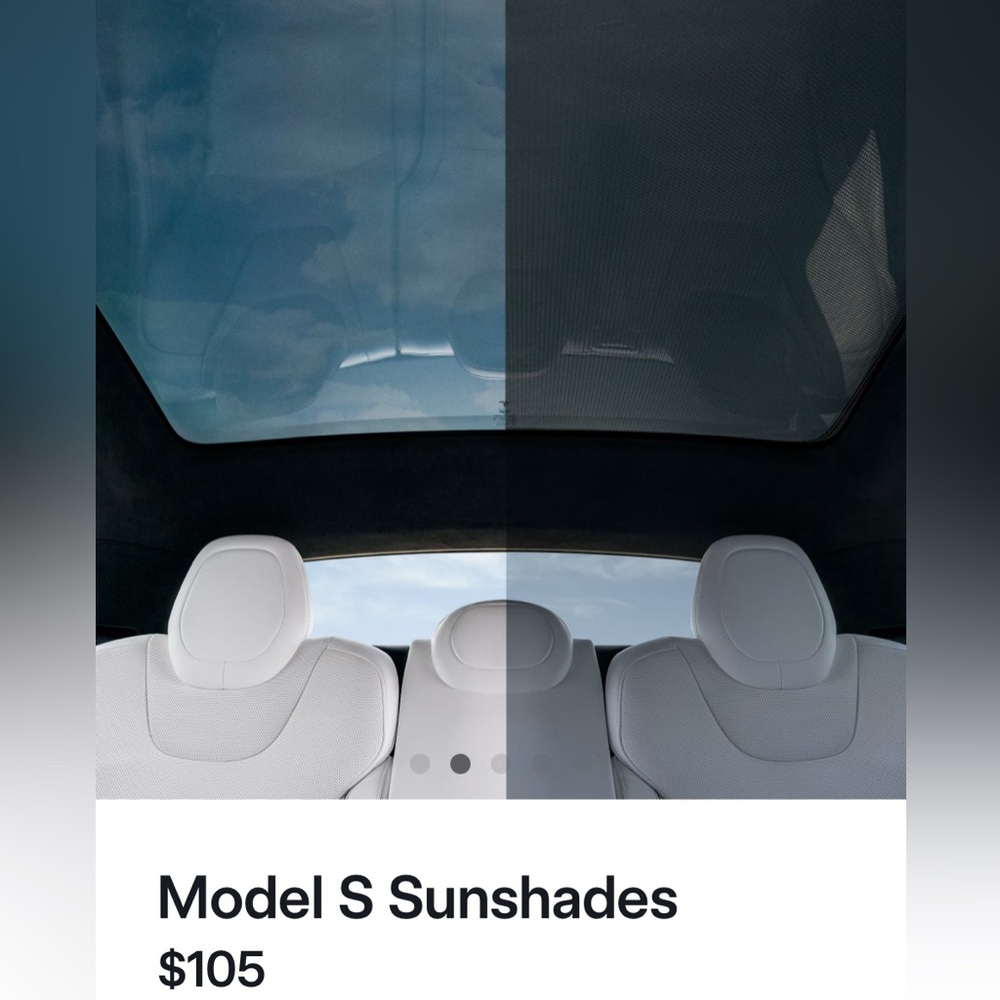 Tesla Sunshade for Model S